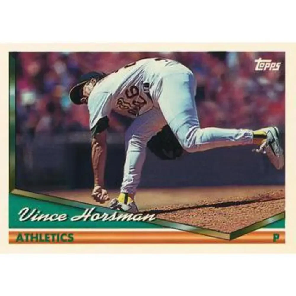 1994 Topps Vince Horsman # 436 Oakland Athletics